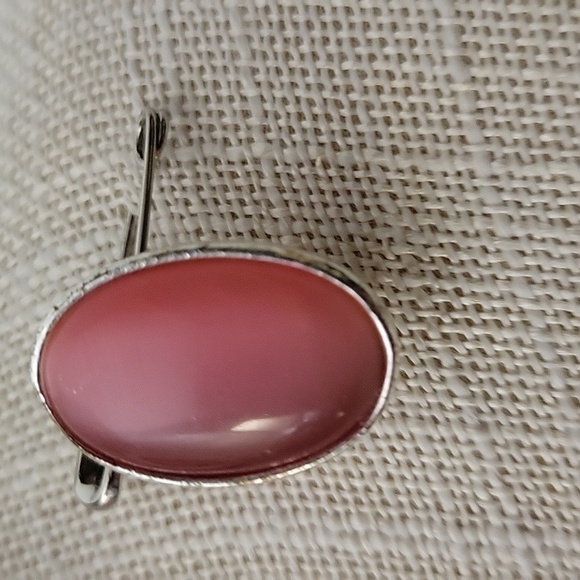 Elegant Pink and Gold Necklace And Earing Set - Picture 3 of 4